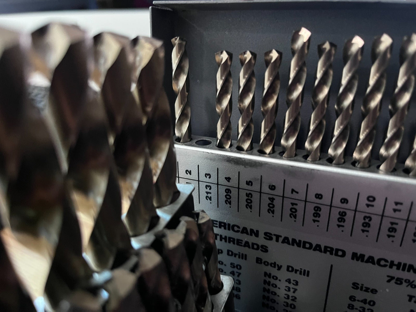 Hertel Jobber Length Drill Bits, 115 Pc, 0.04" Drill Bit Sizes135 INCOMPLETE