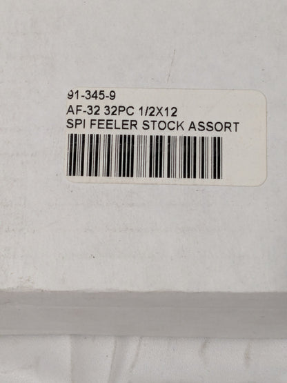 SPI 32 Piece, 0.001 to 0.03" Thick, Parallel Feeler Gage Set 91-345-9
