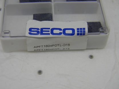 SECO APFT 1604PDTL-D15 Carbide Milling Inserts QTY 10 02594112