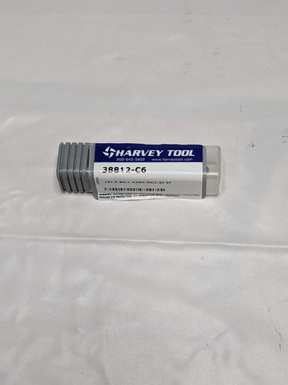 HARVEY TOOL Ball End Mill: 0.1875 Dia, 0.15 LOC, 2 Flute 38812-C6
