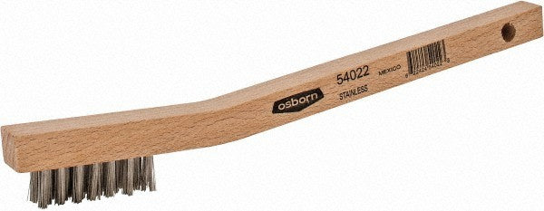 Osborn Stainless Steel Scratch Brush QTY36 3 Row 7 Column 53502258