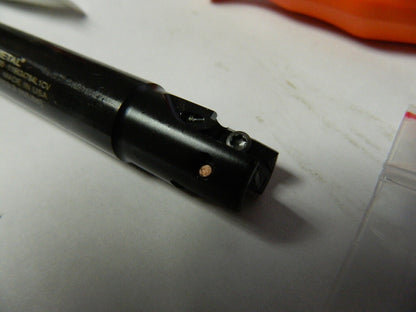 Kennametal 5/8" Cut Diam Cylindrical Shank, 4" OAL Indexable Shoulder End Mill