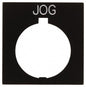 EATON CUTLER-HAMMER Square, Legend Plate - Jog Qty 12 HT8SP19