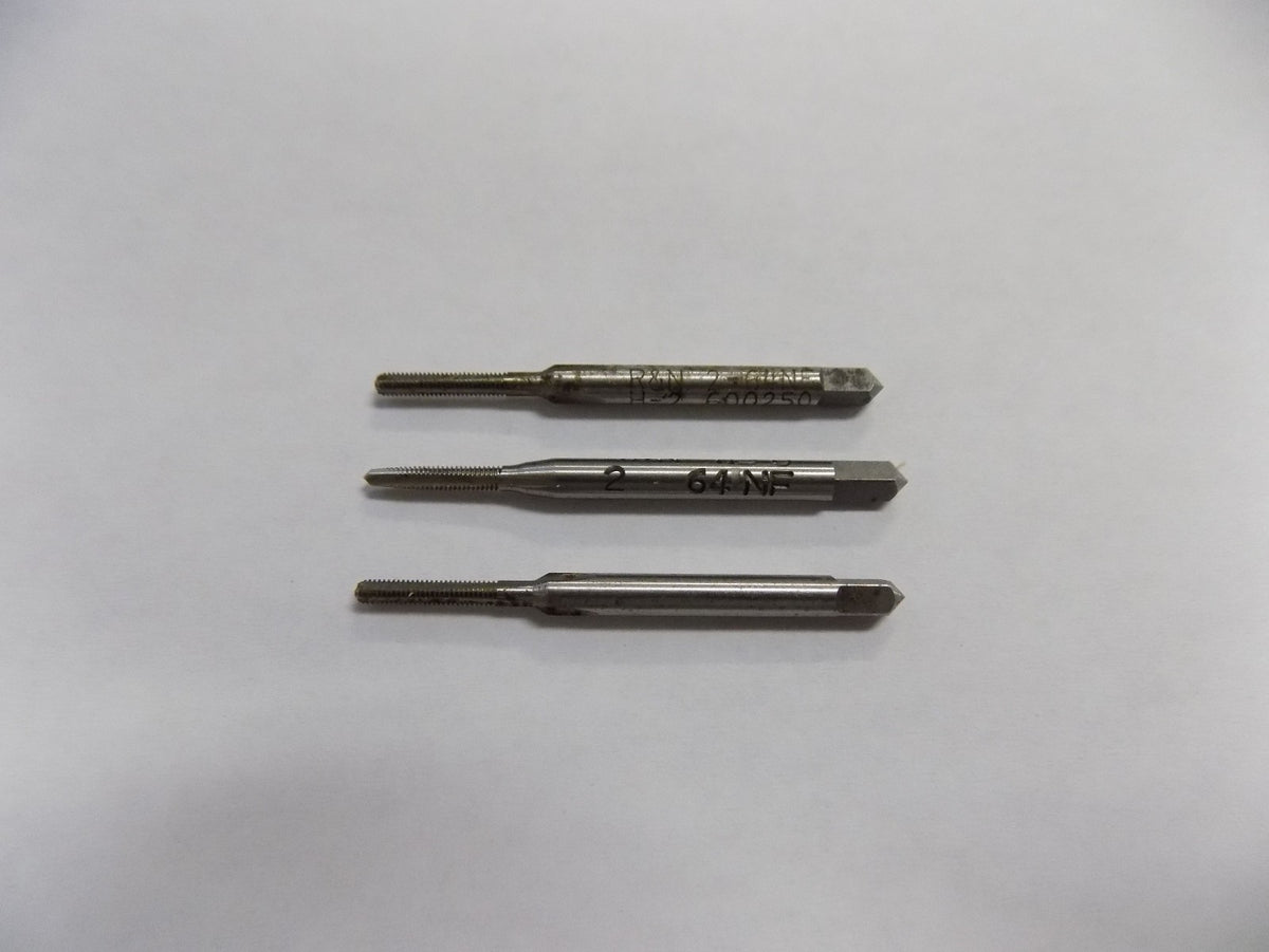 Reiff & Nestor  2-64 3 Flute H-2 Hand Taps Set QTY 3 10620