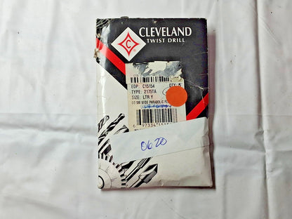 Cleveland Cobalt Screw Machine Drill Bits 2PK LetterY Dia 135 deg Cobalt C15154