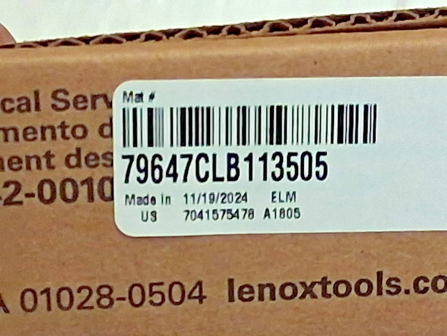 Lenox Welded Bandsaw Blade 11Ft 6" Long x 3/4" W x 10 to 14 TPI 79647CLB113505