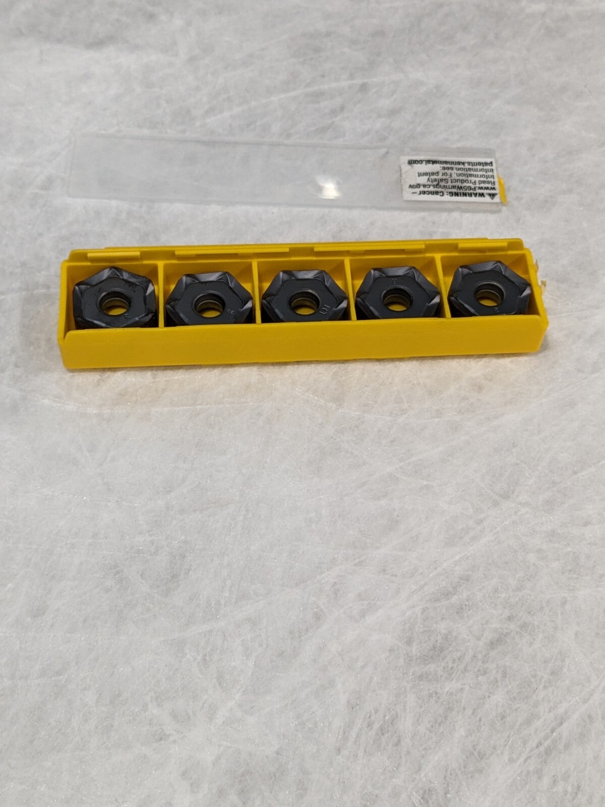 KENNAMETAL Milling Insert: HNPJ0905ANERLM KC522M, Solid Carbide Qty 5 7064757