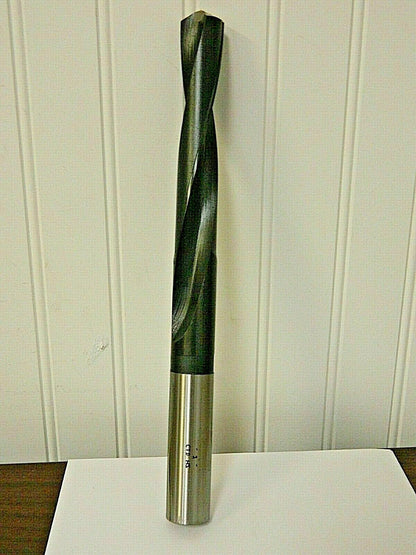 Cleveland 1" 118° Spiral Flute High Speed Steel Taper Length Drill Bit  C10787