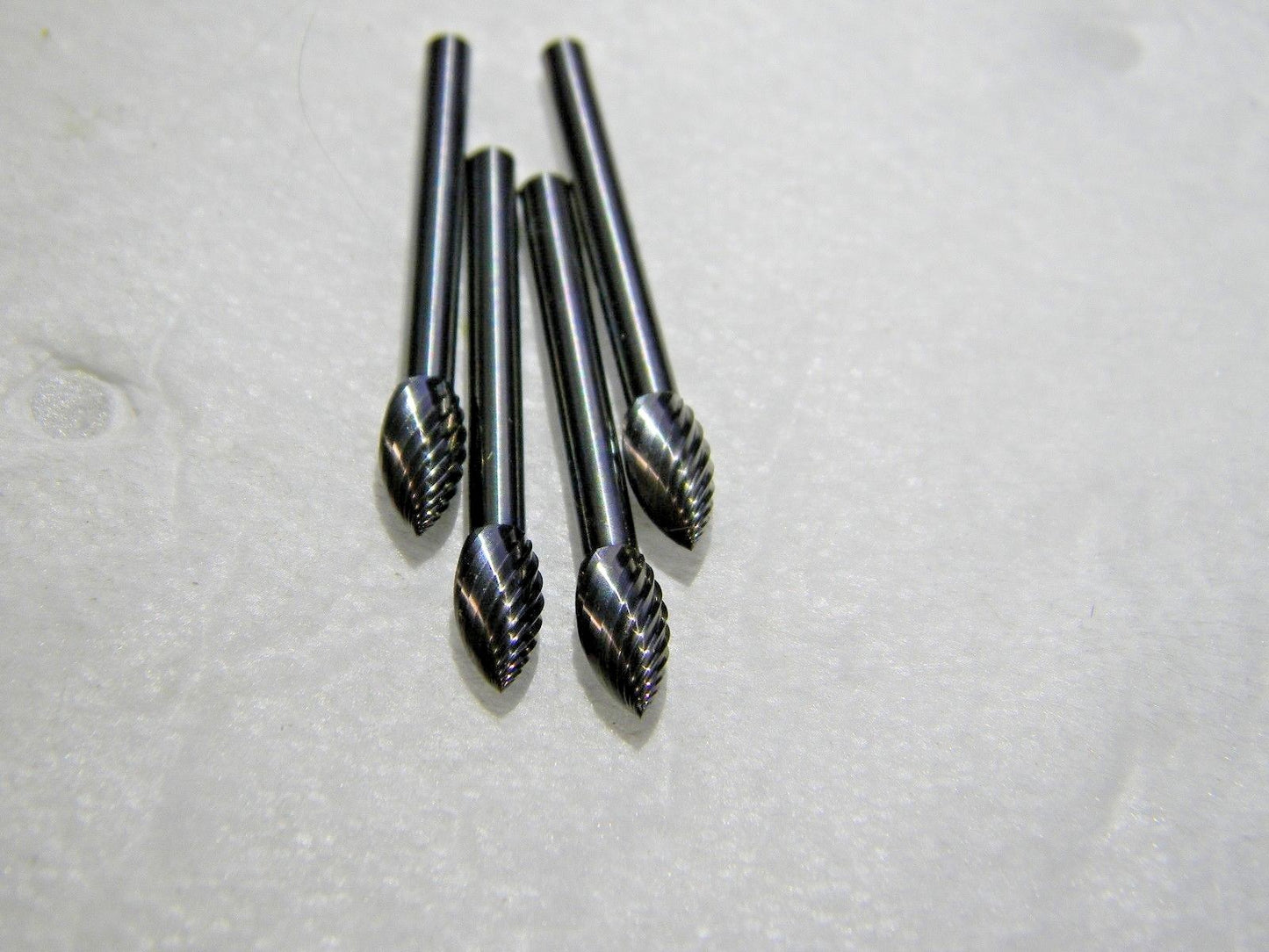 Metal Removal Burr  Flame 3/16" Carbide Burs QTY 4  M40447