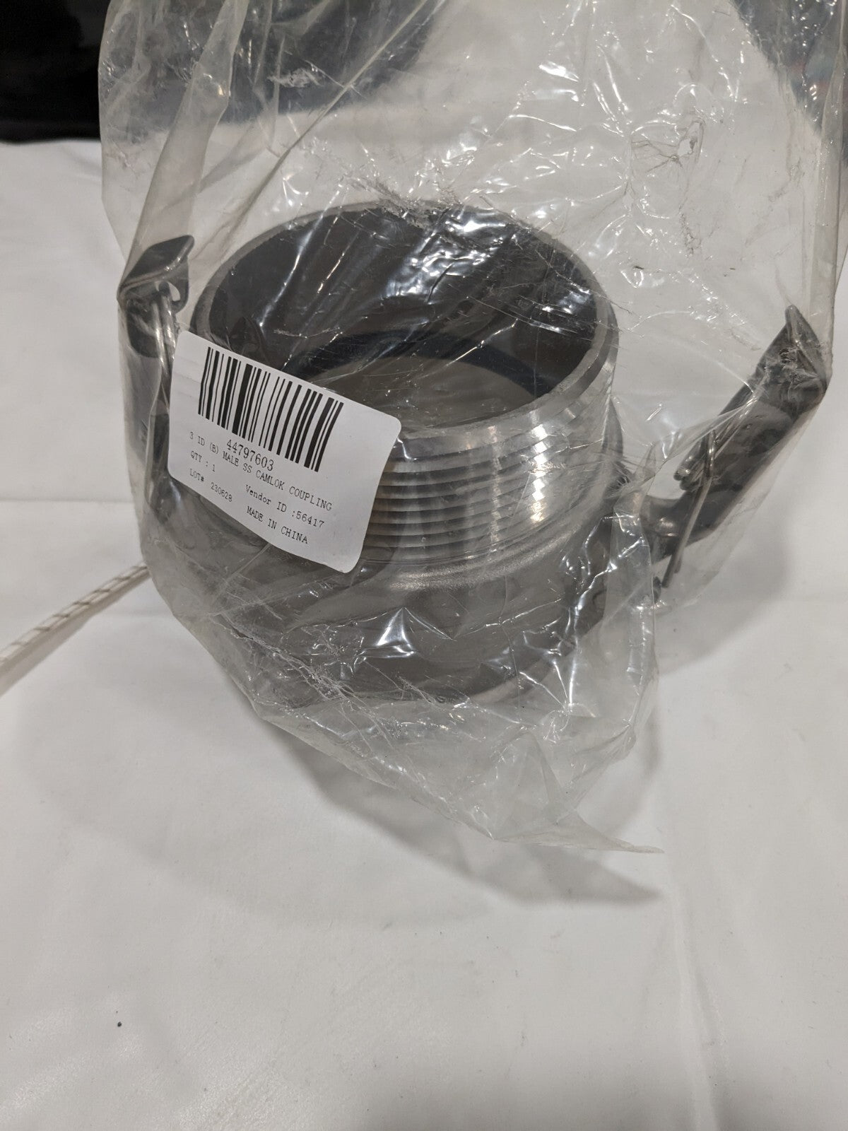 Cam & Groove Coupling: 3" Part B, 500 psi Max WS-HF-CAM-134