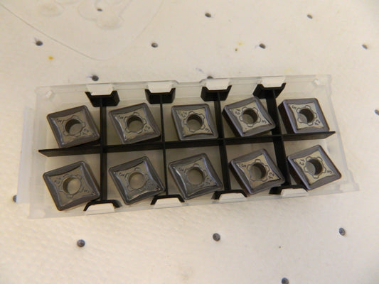 ISCAR qty 10 CNMG 433-M3M IC806 80° Diamond Carbide 3321652