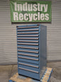 Lista 14 Drawer Modular Storage Cabinet 59 x 28 x 28 Steel Blue Parts / Repair