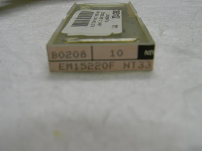 Superbee  Carbide Milling Insert Uncoated 1/8" Thick QTY 10 EM15220FNT33