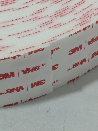 3M 4950 White VHB Tape - 1 1/2" W x 36 yd Length - 45 mil Thick 7010373825