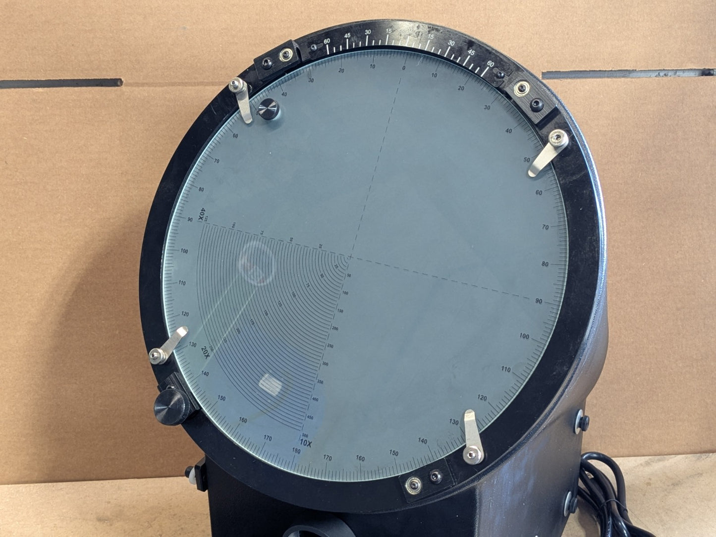 SPI Optical Comparator 12" Screen 10x 20x 40x Lenses 12-526-0 Parts / Repai