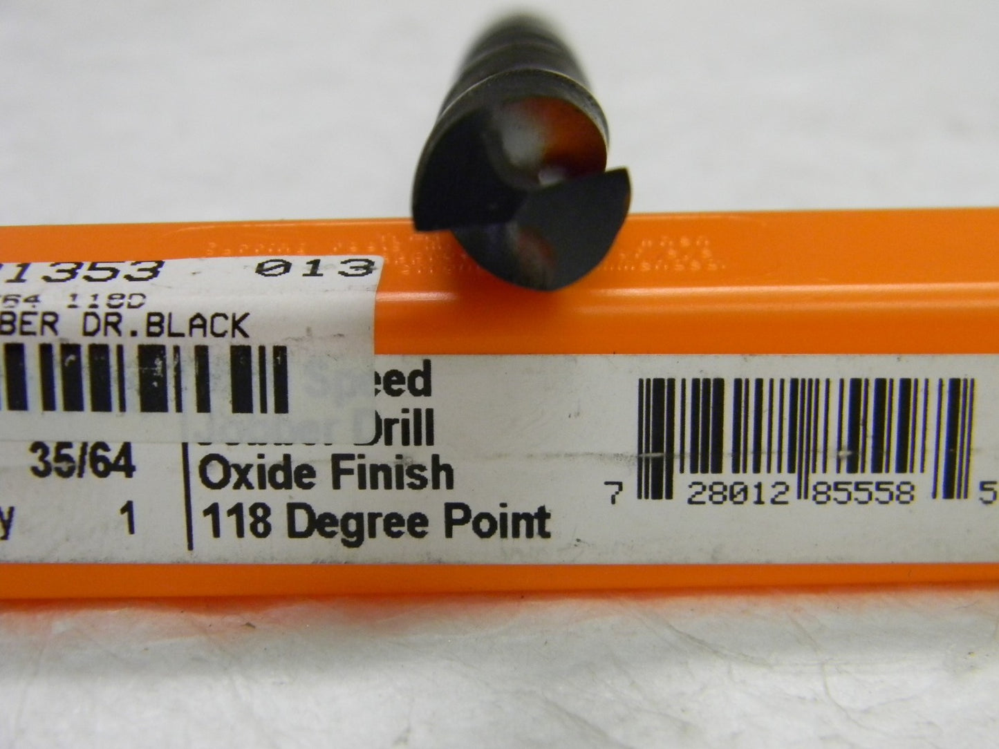 Hertel  35/64" 118° Point High Speed Steel Jobber Drill QTY 2  01181353