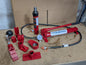 Pro Source Hydraulic Pump and Cylinder Kit 10 Ton Capacity 10,000 PSI Max.