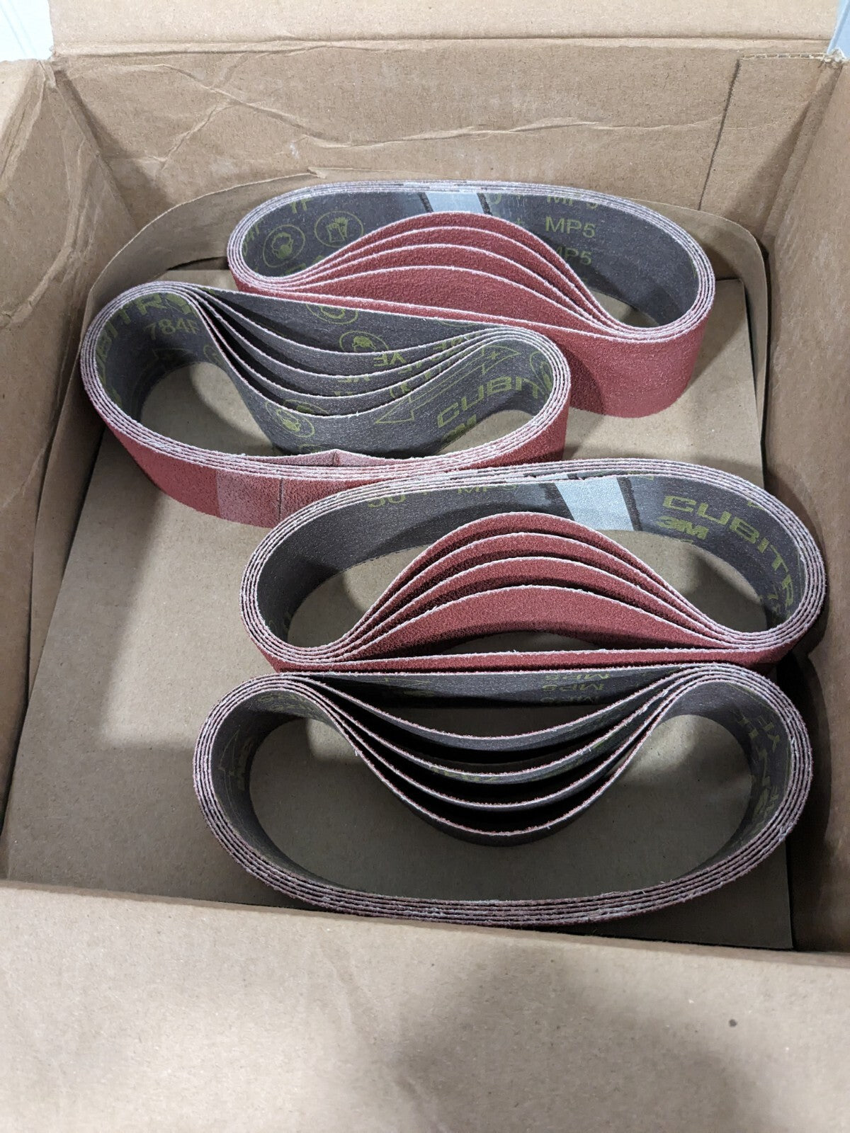 3M Cubitron II Cloth Belt 784F, 50+ YF-weight 2" x 18" Qty 50 7100091823