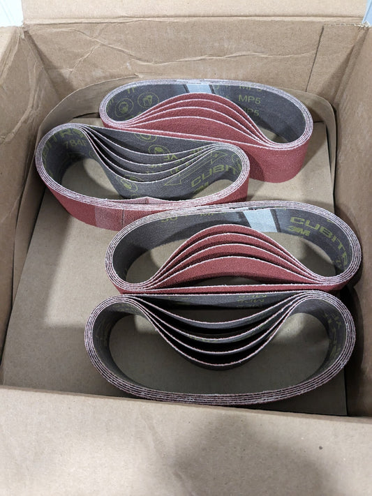 3M Cubitron II Cloth Belt 784F, 50+ YF-weight 2" x 18" Qty 50 7100091823