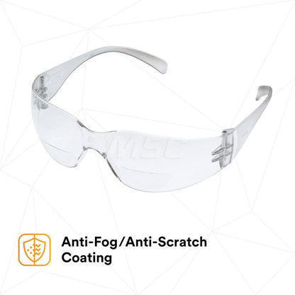 3M Magnifying Safety Glasses: 1.50, Clear Lenses Box of 20 7000127511
