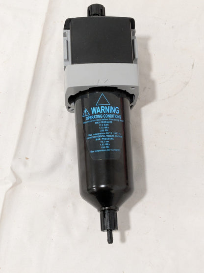 Wilkerson Standard Compressed Air Lubricator: 1/2" Port, 110 CFM L28-04-KL00B