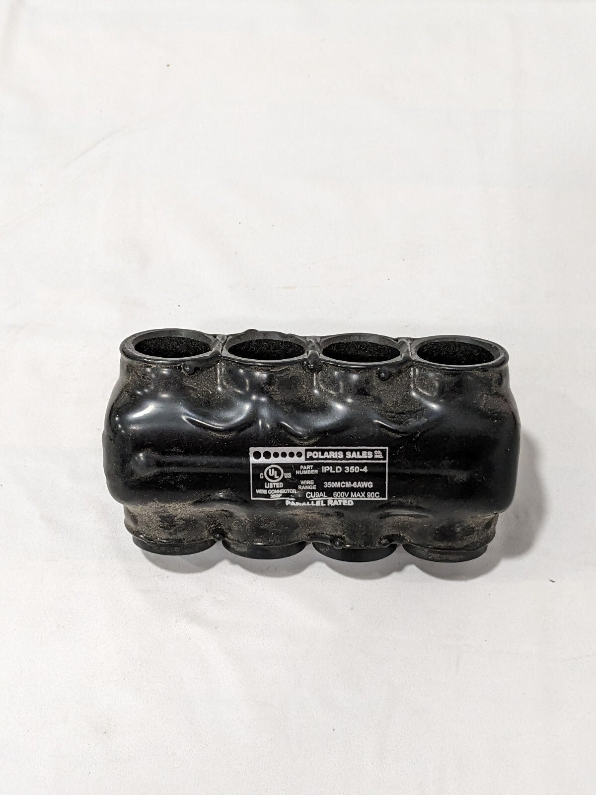 Polaris 4-Port Black Multi-Tap Pre-Insulated Connector IPLD350-4