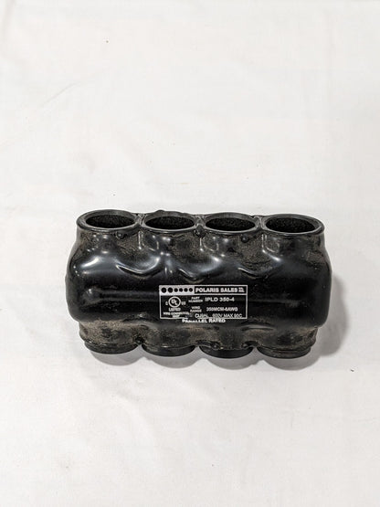 Polaris 4-Port Black Multi-Tap Pre-Insulated Connector IPLD350-4