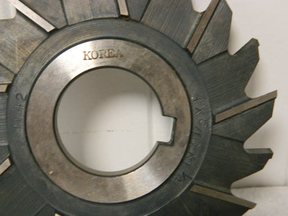HSS Side Milling Cutter Staggered 18 Teeth M42 EXM-046