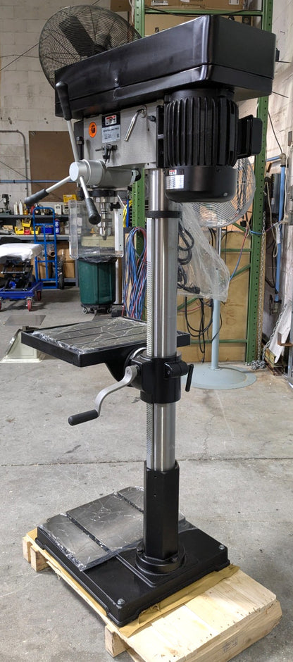 JET IDP-22 Heavy Duty Drill Press 22" Swing  1-1/2HP 115V Step Pulley  3MT Taper