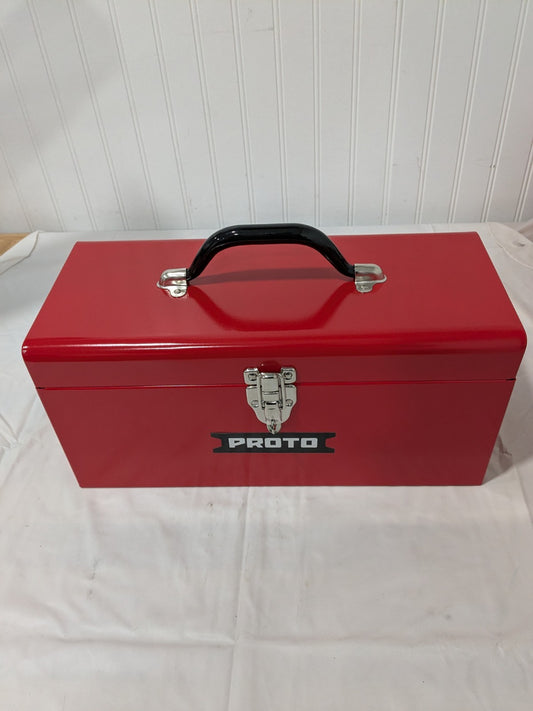 Proto Steel Tool Box: 1 Drawer, 1 Compartment 14" W x 6-1/2" D x 6" H J9954-NA