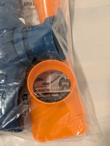 Loc-Line Shop Vacuum Kit, 2.5", Blue/Orange 80813