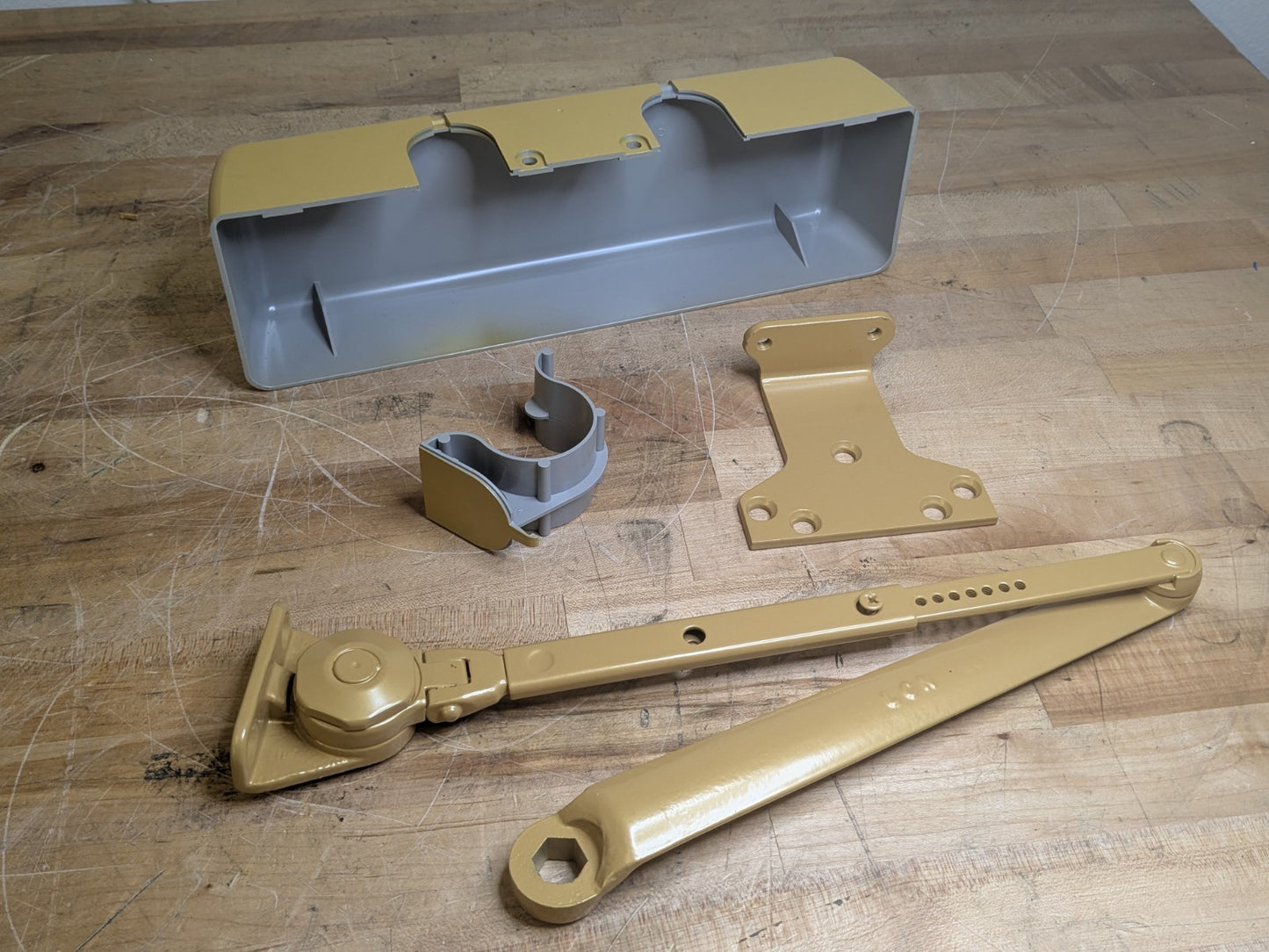 LCN Heavy Duty Commercial Door Closer w/ Hold Open Arm 4040XP-HW/PA-696