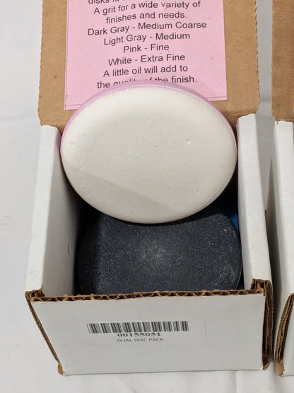 Grier 2 Piece Aluminum Oxide Stone Kit: Medium, (2) Fine & Very Fine Qty 2 Kits
