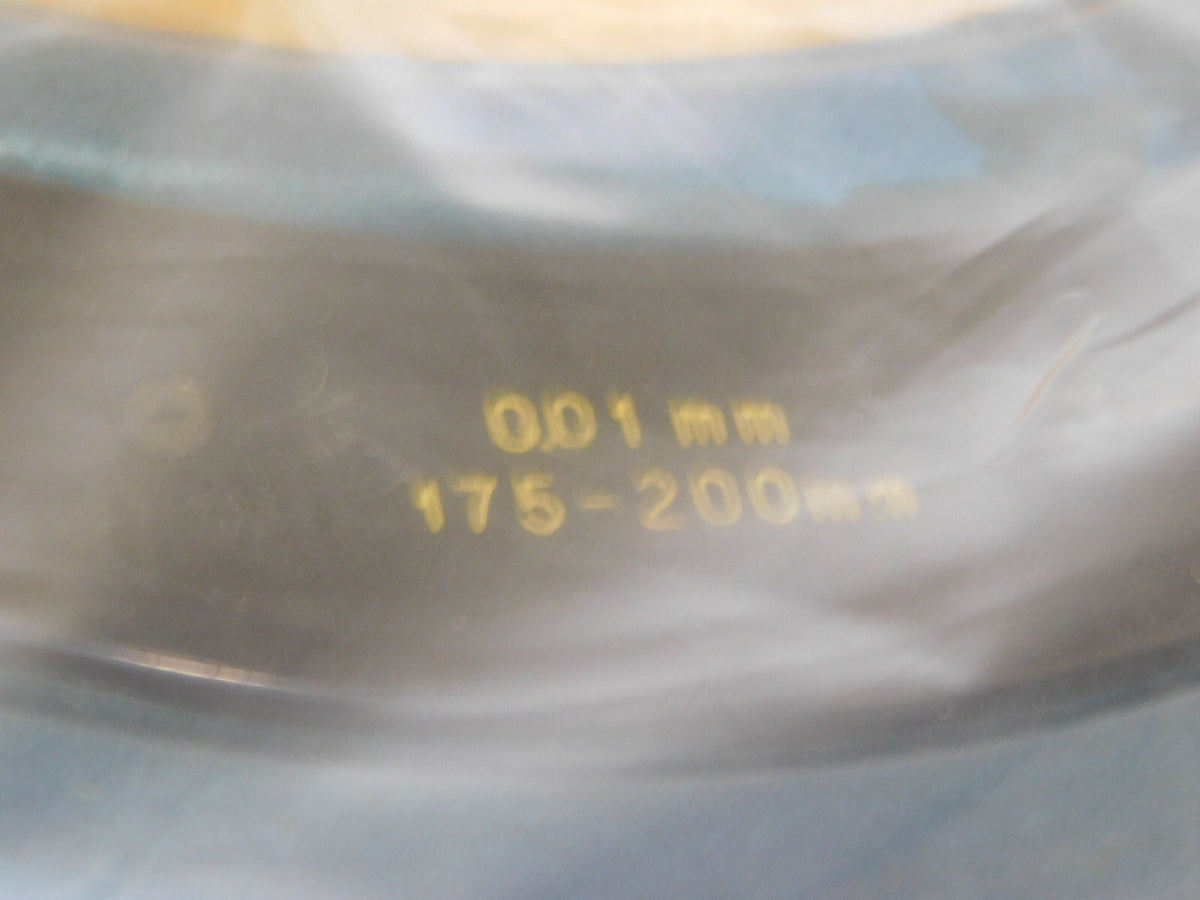 Professional Mechanical Outside Micrometer 175mm-200mm Range 0.01mm Resolution