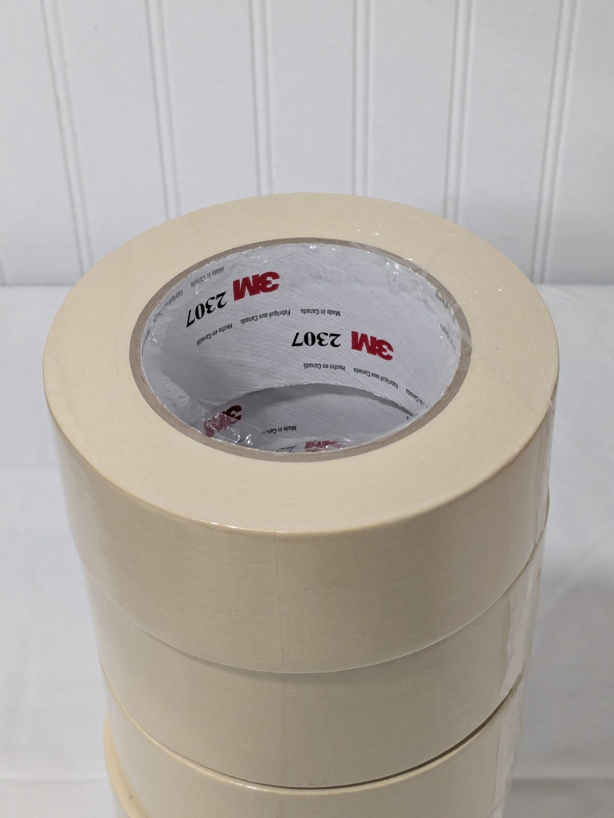 (6 Rolls) 3M Masking Tape: 2" Wide, 60 yd Long, 5.2 mil Thick, Tan 7000123533