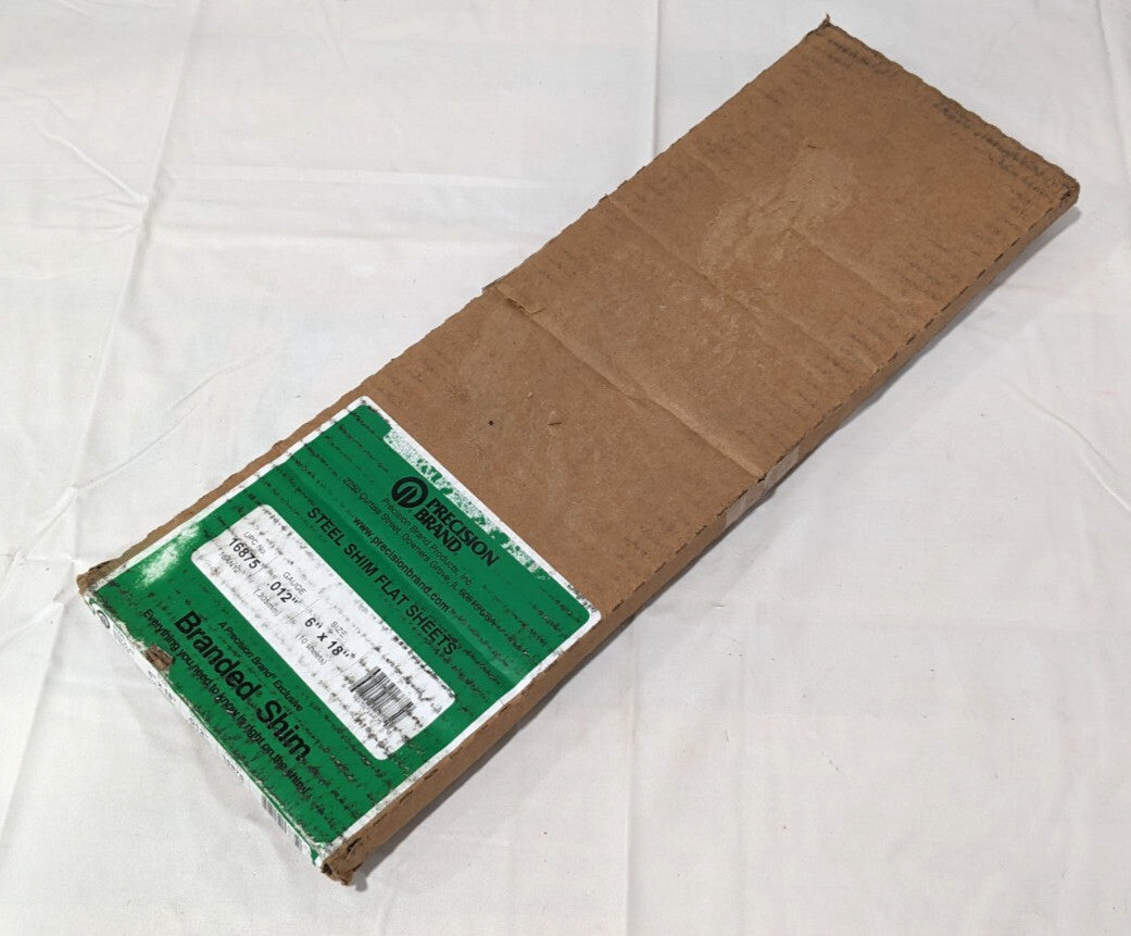 PRECISION BRAND Steel Shim Stock  0.012" x 6" x 18"  *Pack of 10*