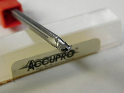 Accupro  9/32" LOC 2 Flute Solid Carbide Ball End Mill 61726097