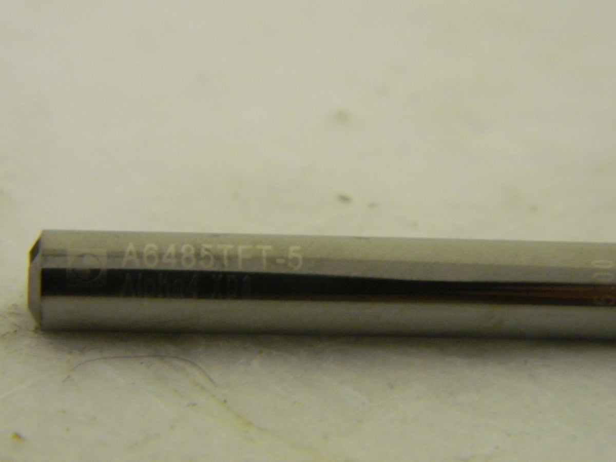 Walter Titex 5066494 A6485TFT-5 0.1969" 140° Solid Carbide Oil-Feed Drill B