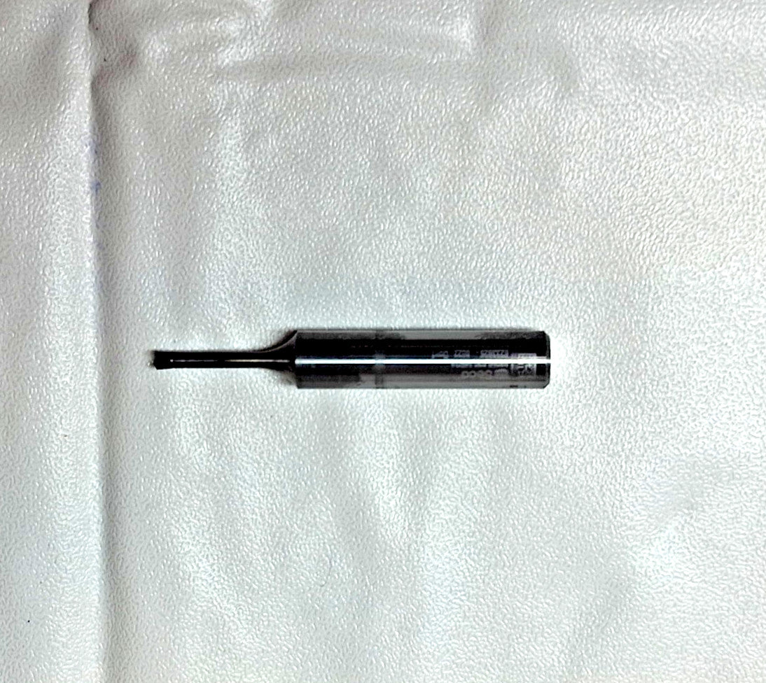 Seco Corner Radius End Mill 2 mm Dia 0.15 mm LOC 0.15mm Radius 2Fl 02511222
