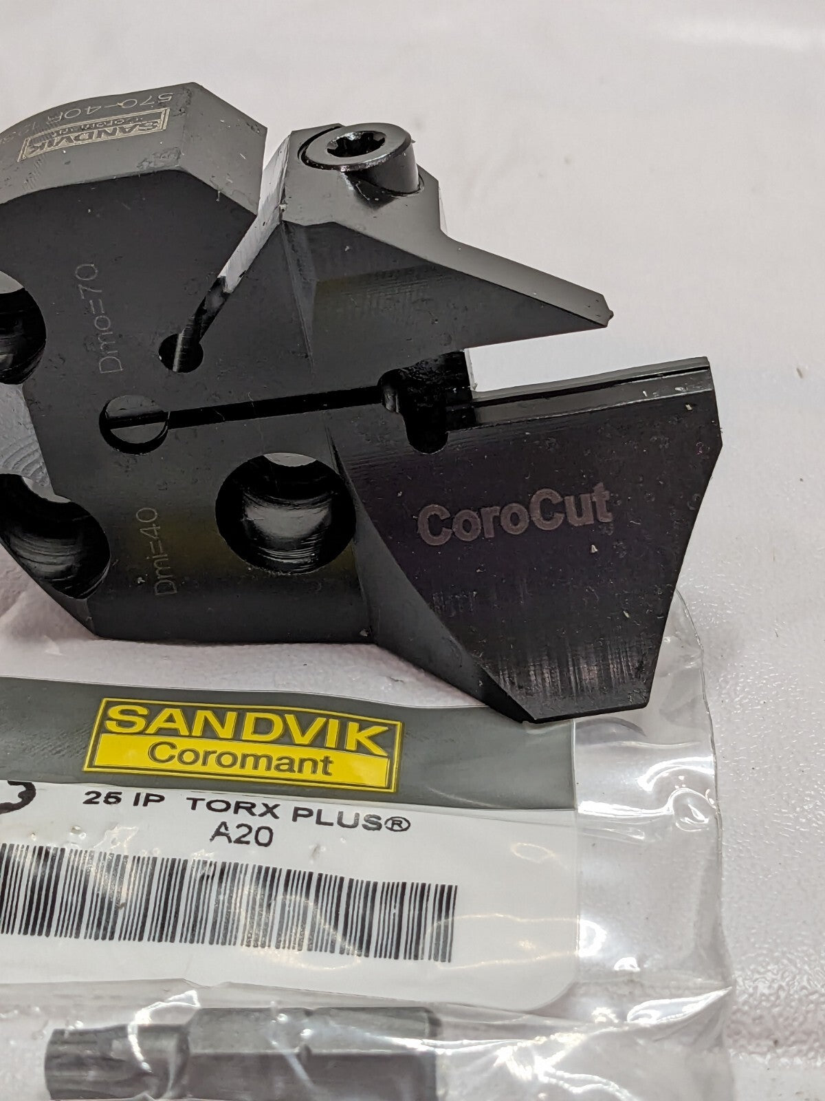 Sandvik Modular Grooving Head: Right Hand, Blade Holder Head 6038518