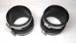 FERNCO Flexible Pipe Coupling with Clamp 3" Socket To 3" Pipe  *QTY 2*  1059-33