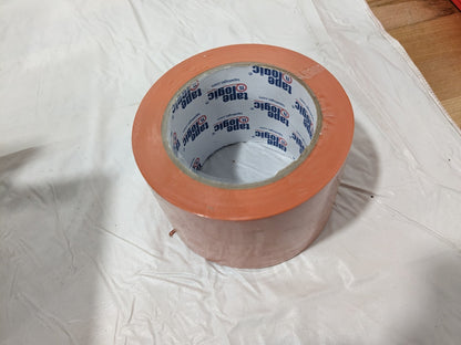 TAPE LOGIC Tape 3pk : Vinyl, Orange, Heavy Duty T93363PKO