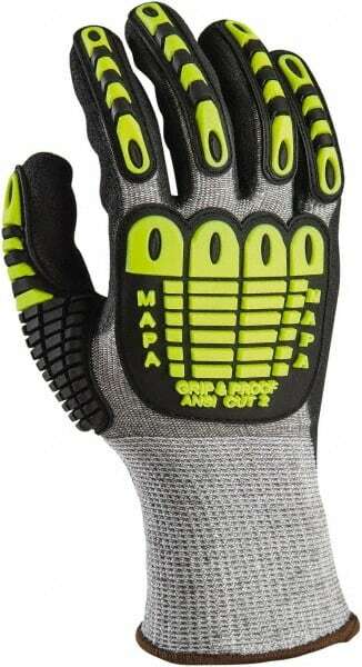 MAPA Exonit 535 Grip and Proof Impact Gloves ANSI CUT 2 SZ XLG/10 Qty 6 535010