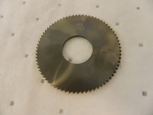 Slitting & Slotting Saw: 3″ Dia 72 Teeth, Solid Carbide X7D125