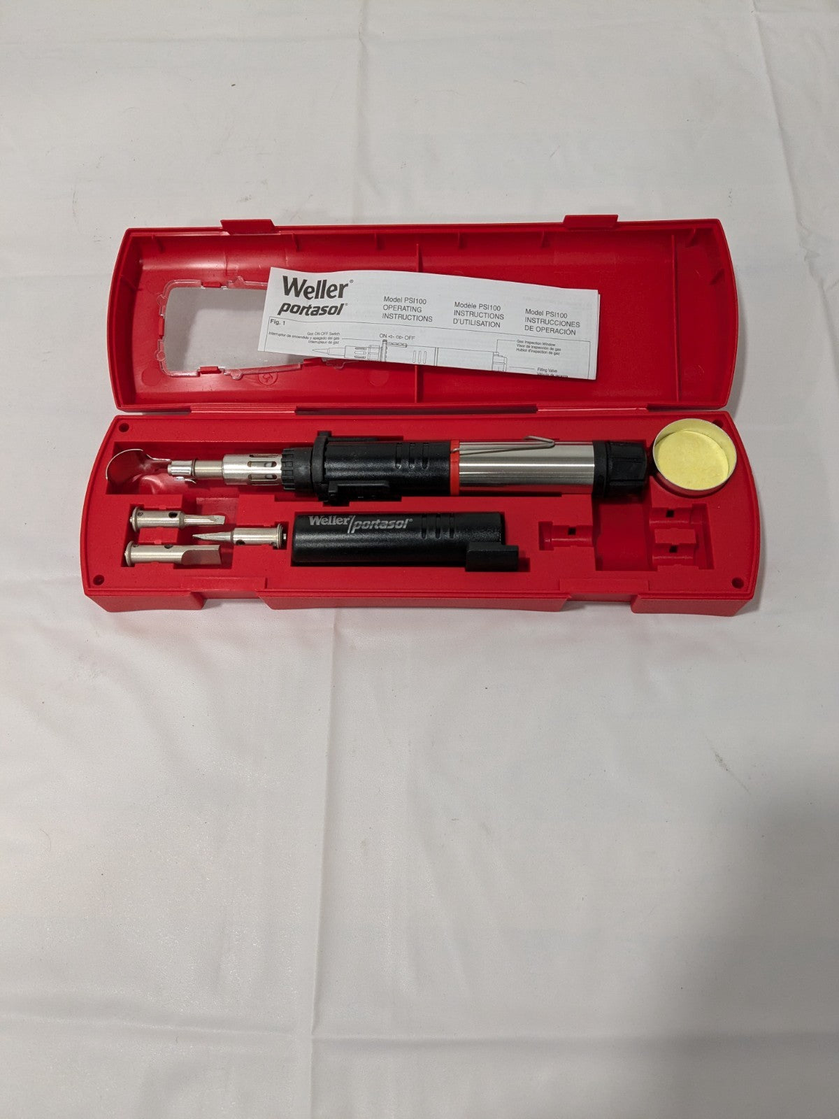 WELLER Self Igniting Butane Soldering Iron & Heat Tool PSI100K