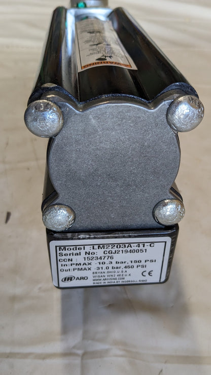 ARO / INGERSOLL-RAND  Air Operated Drum Pump  6GPM  LM2203A-41-C  *Damaged*