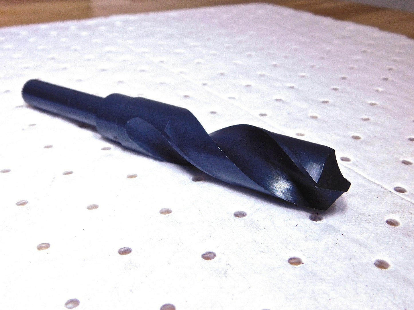 Interstate Silver & Deming Drill 53/64 Dia 118º Pt 1/2 Shank 3 Fl L 01340538