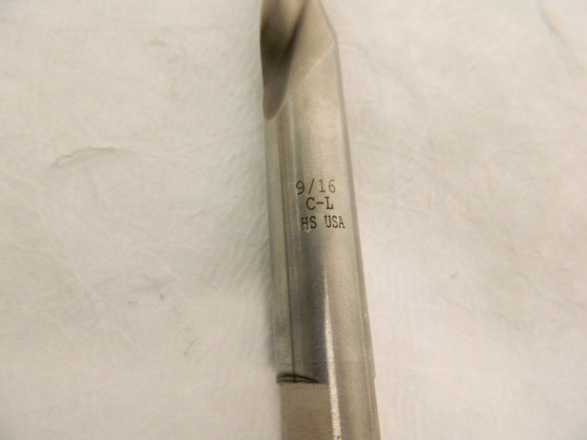 Chicago-Latrobe 9/16" 135° Parabolic Flute HSS Taper Length Drill Bit 68836