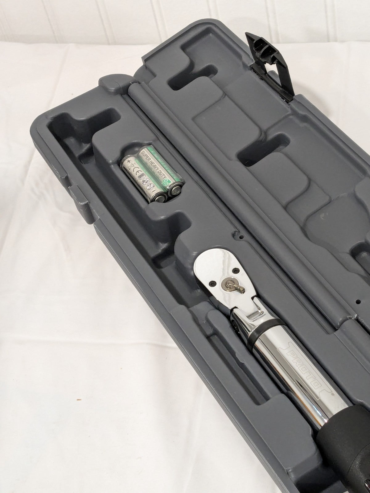 Proto Electronic Torque Wrench: 3/8" Drive, Foot Pound J6012EFX