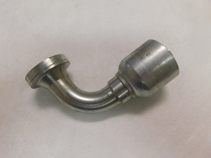 Parker Hose Adapter 3/4" Hose x 3/4" SAE Code 62 Flange Head 90º L16N7